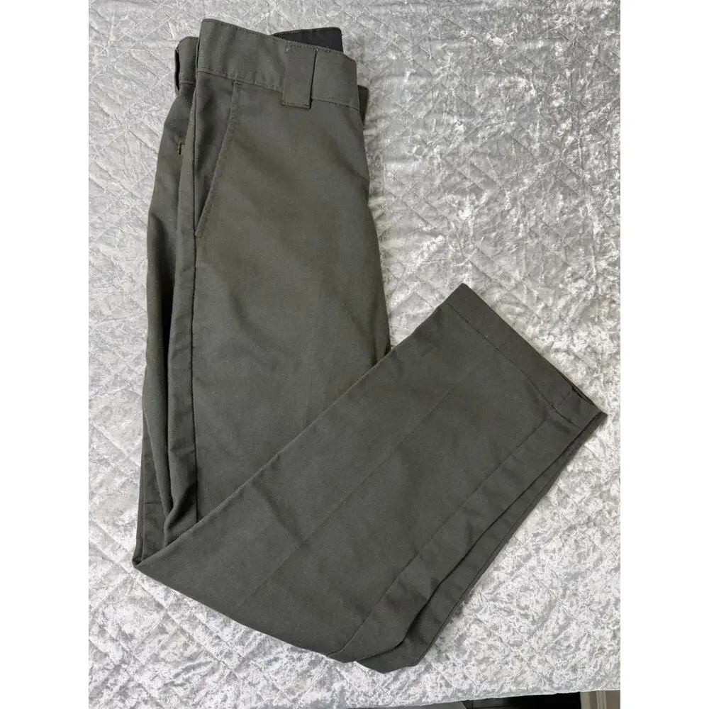 Dickies‎ FLEX Slim Taper Work Pants Forest Green 28x30 Stretch